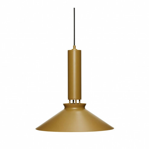 Hübsch Interior metalen hanglamp 'Coney', Ø40cm