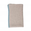Keuken handdoek Knit, donkergrijs/turquoise